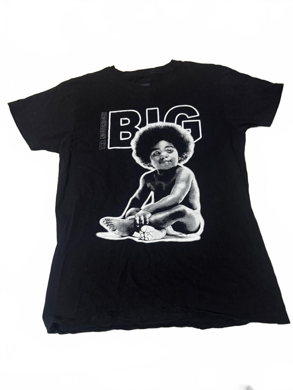 The Notorious B.I.G. Black Graphic T-Shirt Size M